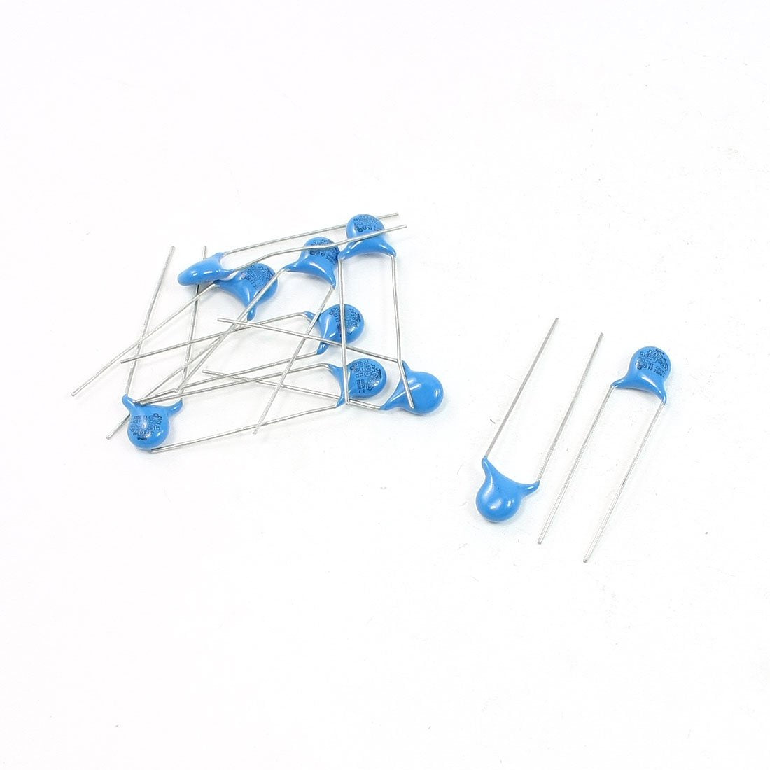 10 Pieces AC 250V 1000pF Through Hole DIP Ceramic Disc Capacitors