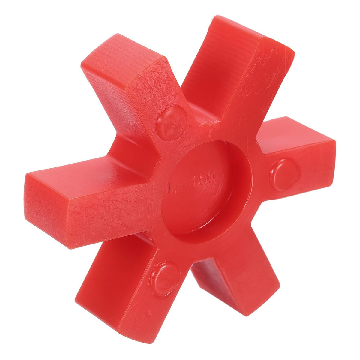 L150 Jaw Coupling Insert, Urethane Flexible Solid Type Jaw Coupling Center Insert for L Jaw Coupling L-Jaw Coupler Set, Red
