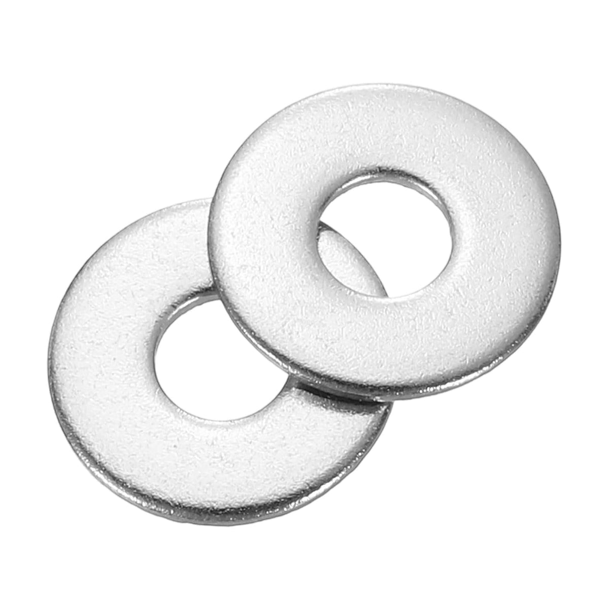 100Pcs M3 Flat Washer, 304 Stainless Steel 3.2mm ID x 9mm OD x 0.8mm Thick for Bolt Screw, Factories Repair, Kitchens, Shops, and Outdoor Construction, Silvery