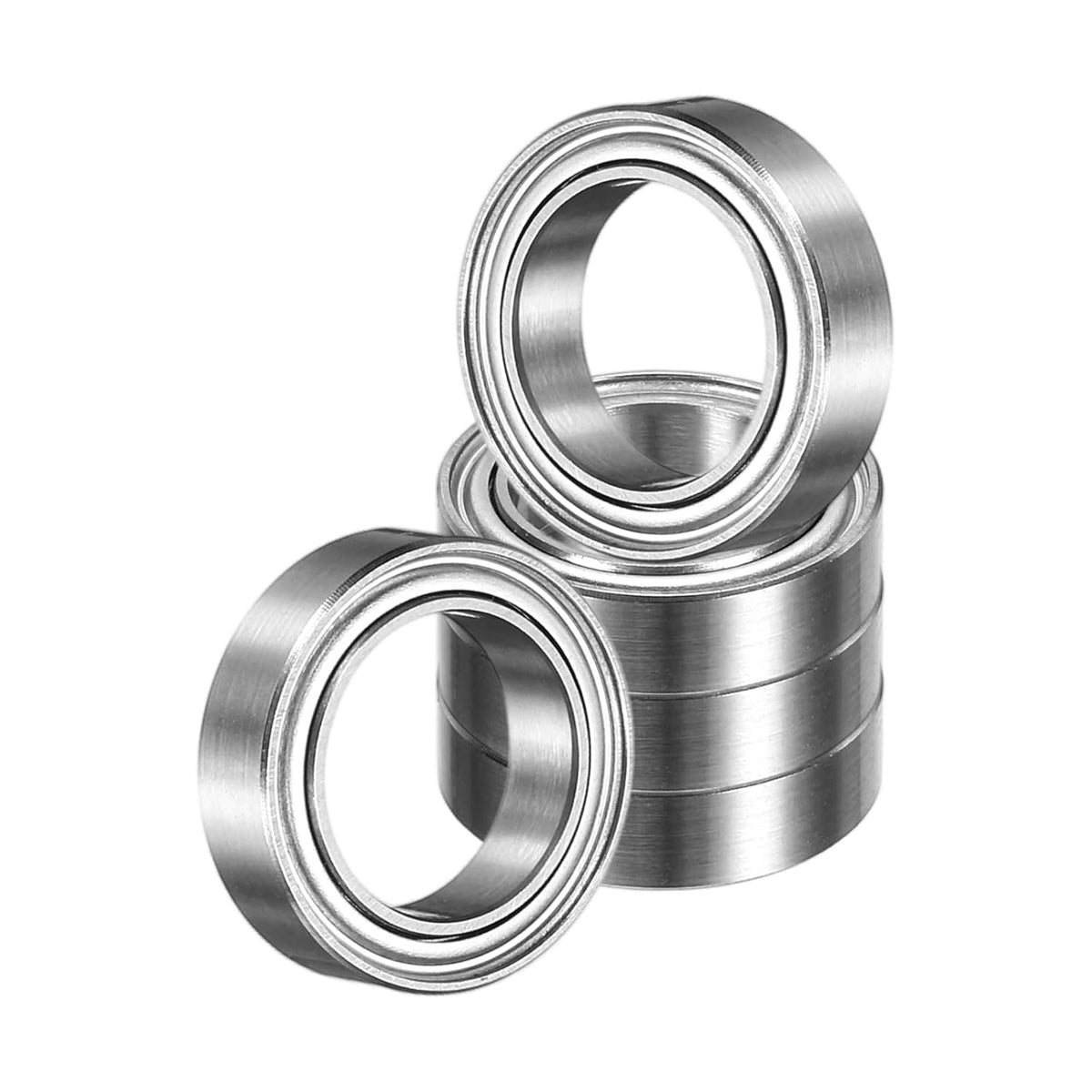 5 Pack 6700ZZ Deep Groove Ball Bearings, 10 x 15 x 4mm Chrome Steel Double Shield Bearing for Electric Motor, Home Appliances, Industrial Machinery, (ABEC5)