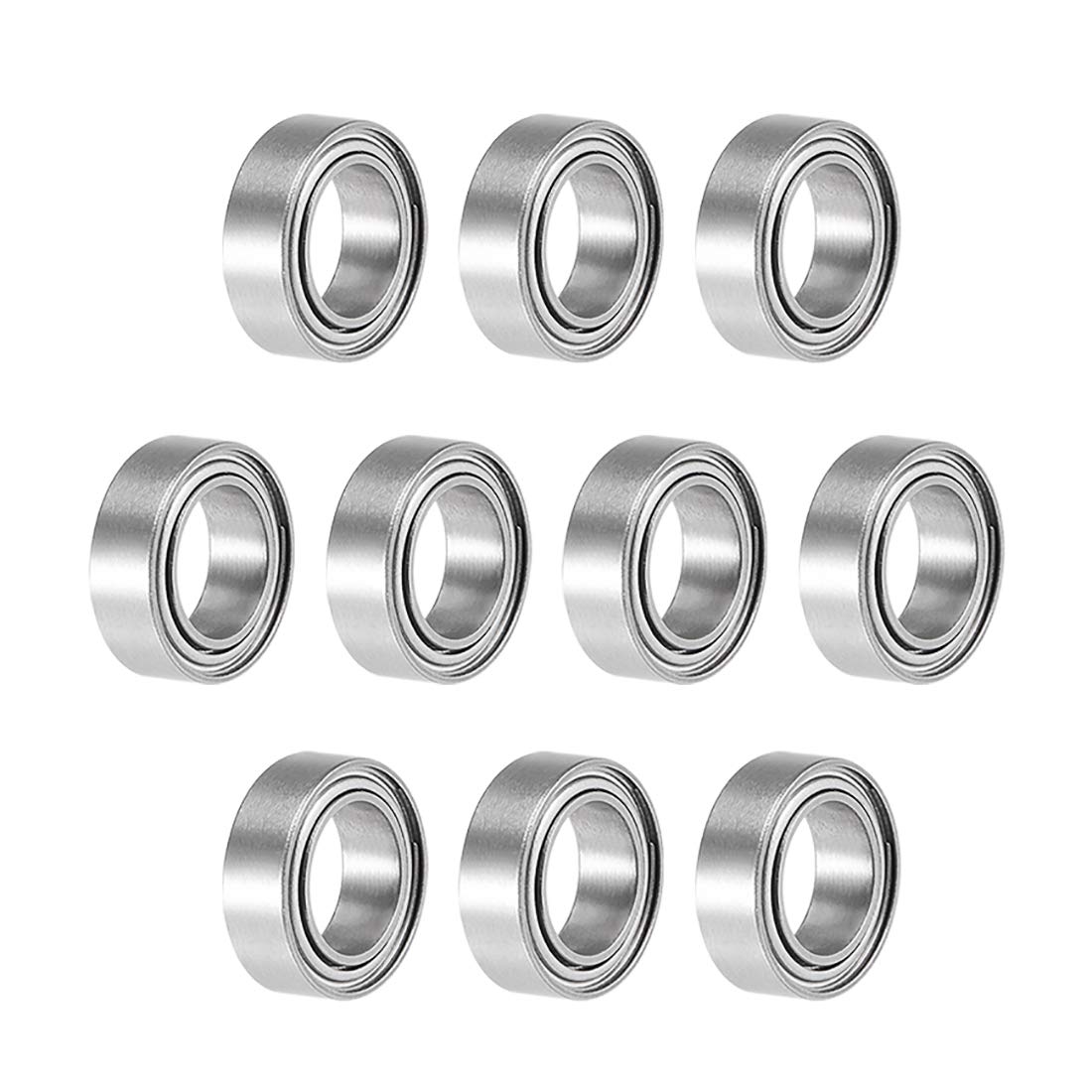 SMR85ZZ Deep Groove Ball Bearings 5mm x 8mm x 2.5mm Double Shielded Stainless Steel 10pcs