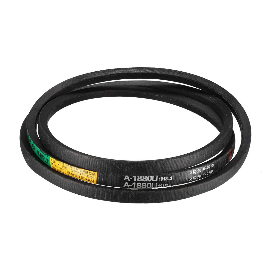 A1880 V-Belts 1880mm Inner Girth 13mm Top Width 8mm Thickness A-Section Rubber Drive Transmission Belt