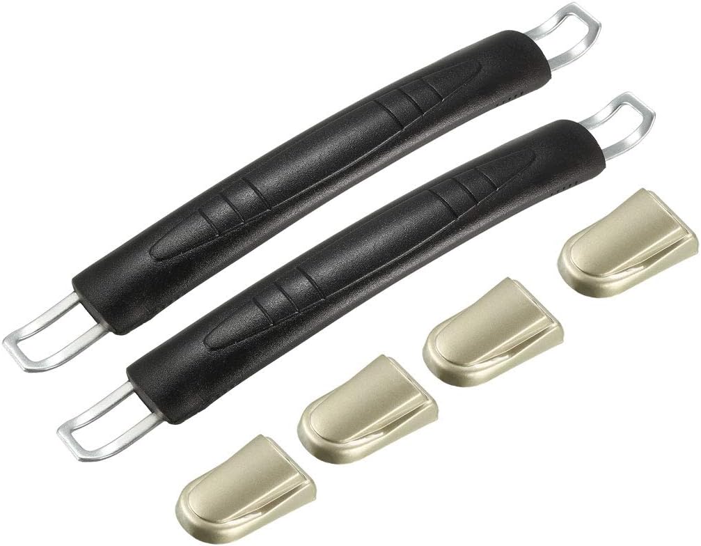 Luggage Handle, 203mm Length Strap Grip Replacements for Suitcase Case Black 2Pcs