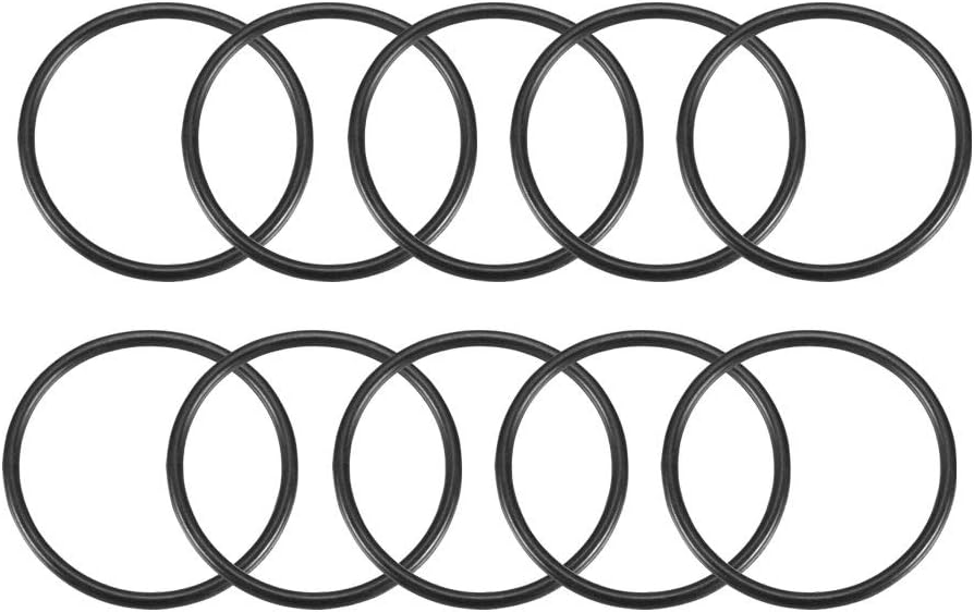 Nitrile Rubber O-Rings, 53mm OD 47mm ID 3mm Width, Metric Sealing Gasket, Pack of 10