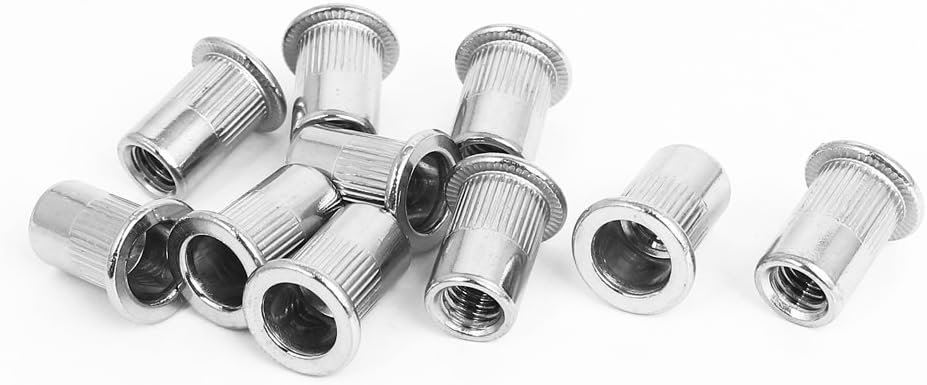 M6 Thread 304 Stainless Steel Rivet Nut Insert Nutsert 10pcs
