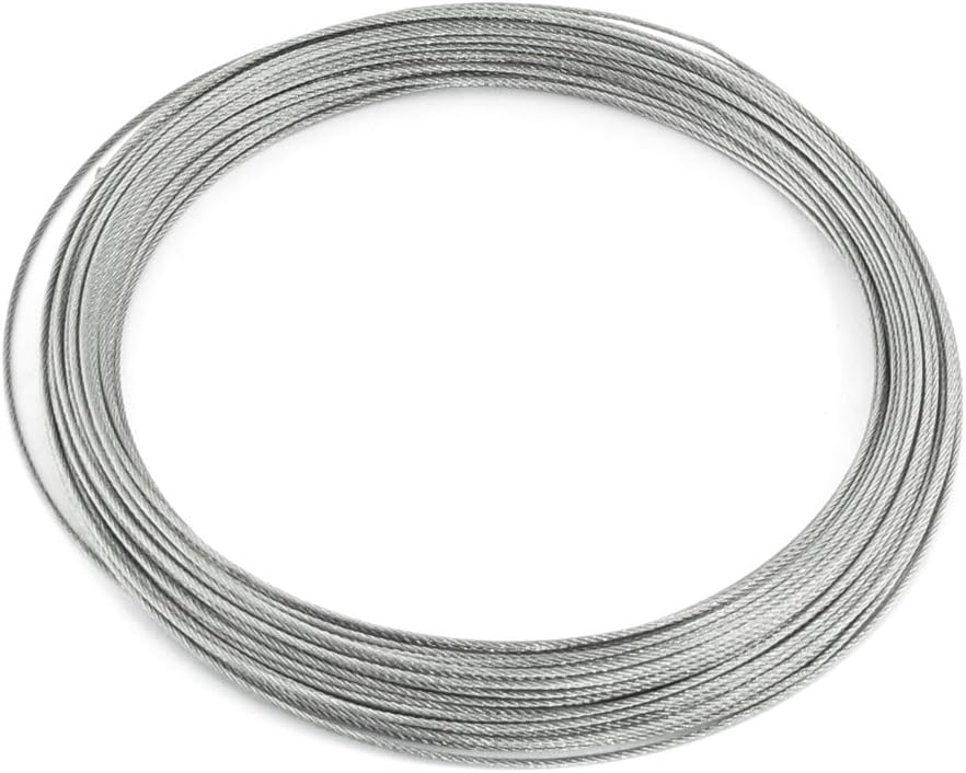 1mm Dia 7x7 25M Long Flexible Stainless Steel Wire Cable for Grind