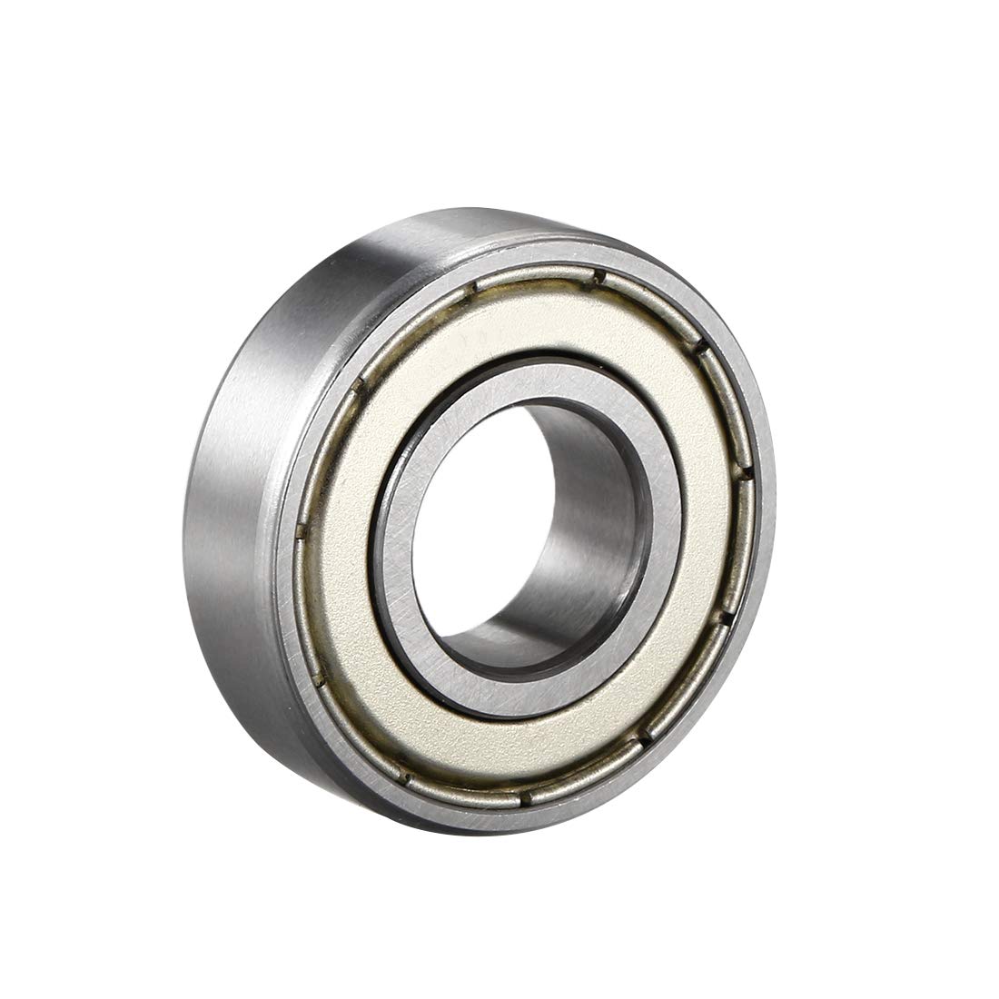 6002ZZ Deep Groove Ball Bearing Double Shield 6002-2Z 80102, 15mm x 32mm x 9mm Chrome Steel Bearings (1-Pack)