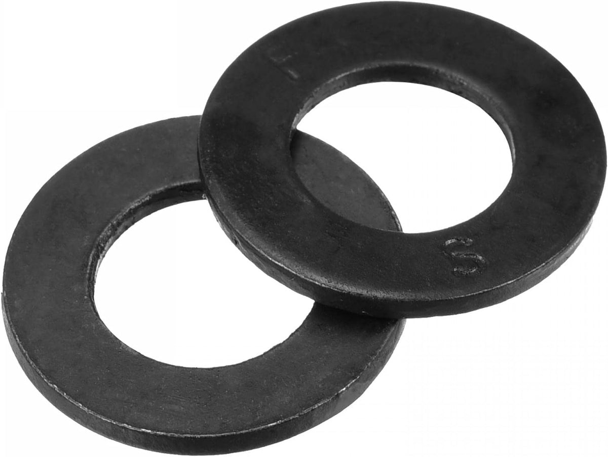 3/8-Inch Flat Washer, Alloy Steel Black Oxide Finish Pack of 100