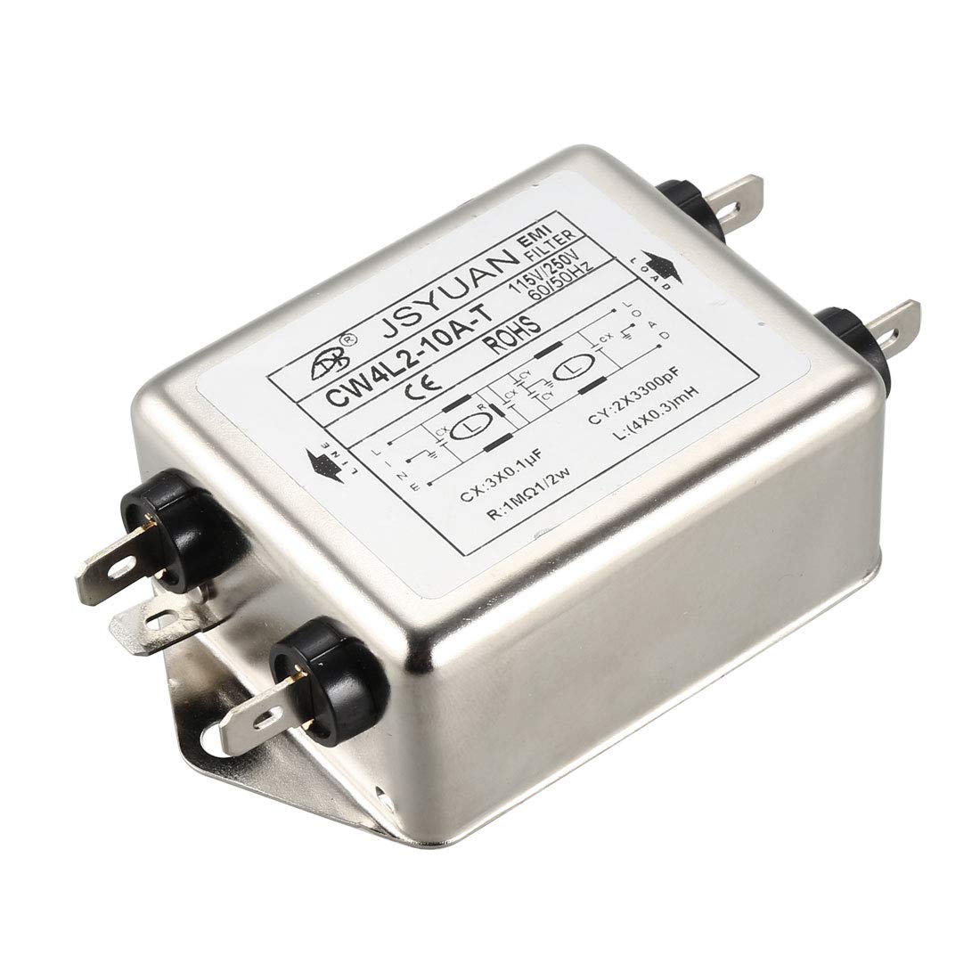 AC 115/250V 10A CW4L2-10A-T Noise Suppressor Power EMI Filter