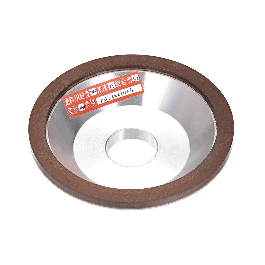5-Inch Flaring Cup Diamond Grinding Wheels Resin Bonded Abrasive Wheel for Carbide Metal 240 Grits 75%