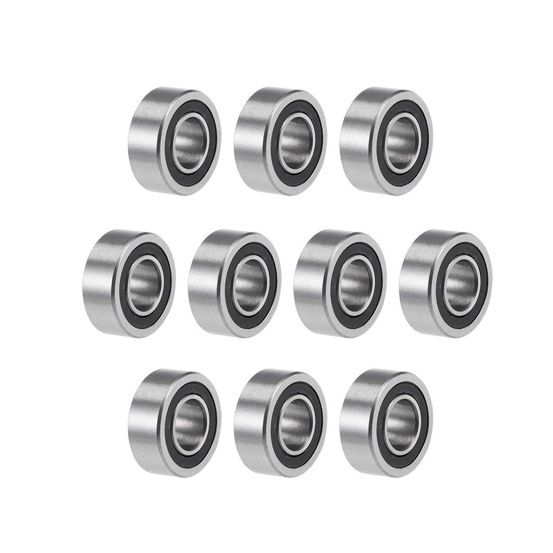 686-2RS Deep Groove Ball Bearings 6mm x 13mm x 5mm Double Sealed Chrome Steel P6(ABEC3) 10pcs
