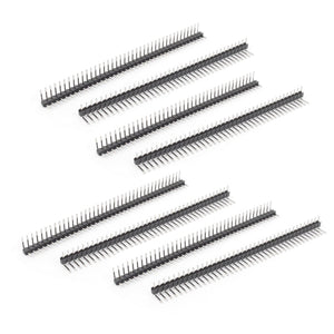 a15062500ux0447 Right Angle Single Row 40-pin 2.0mm Male Header for Breadboard (Pack of 8)
