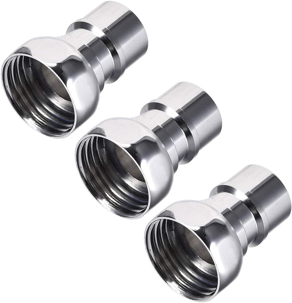 Brass Faucet Tap Quick Connector G1/2 Female Thread Hose Pipe Socket Adapter Fitting for Dishwasher Washing Machine 3pcs
