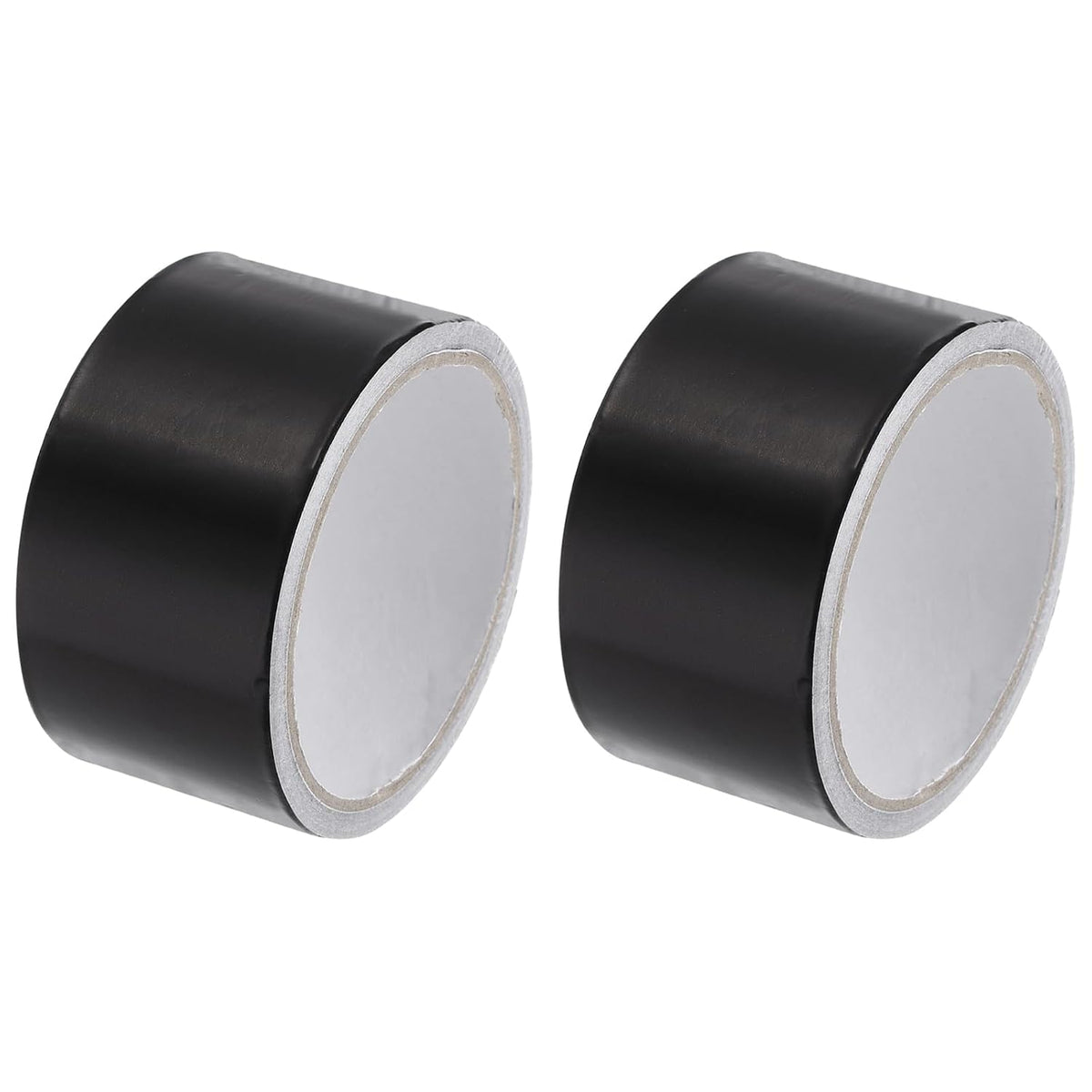 Aluminum Foil Tape 2 Inch x 10 Yards Black High Temperature Tape for HVAC, Sealing, Patching Hot and Cold Air Ducts 2 Pcs