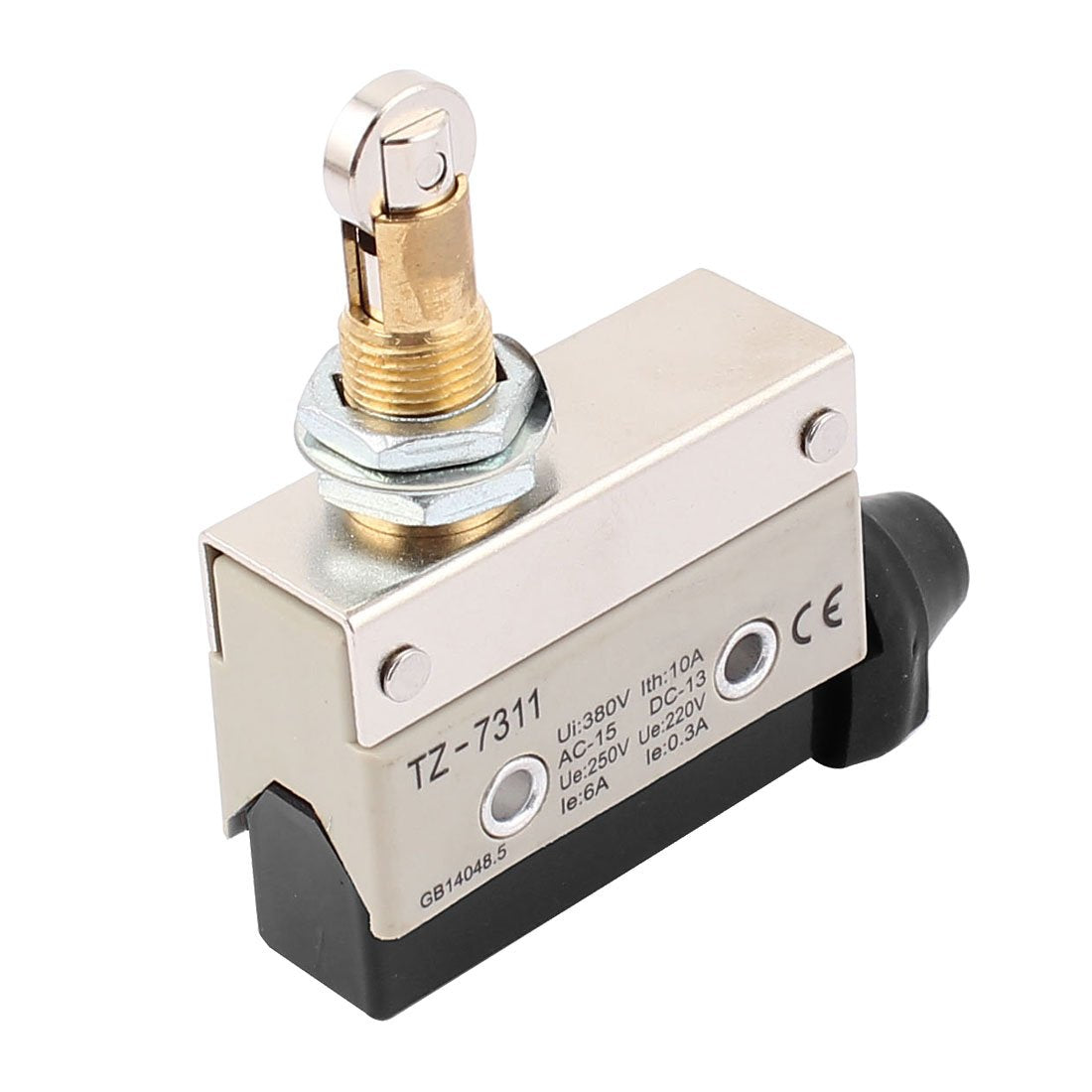 AC 380V 10A SPDT 1NO+1NC Snap Action Roller Plunger Limit Switch