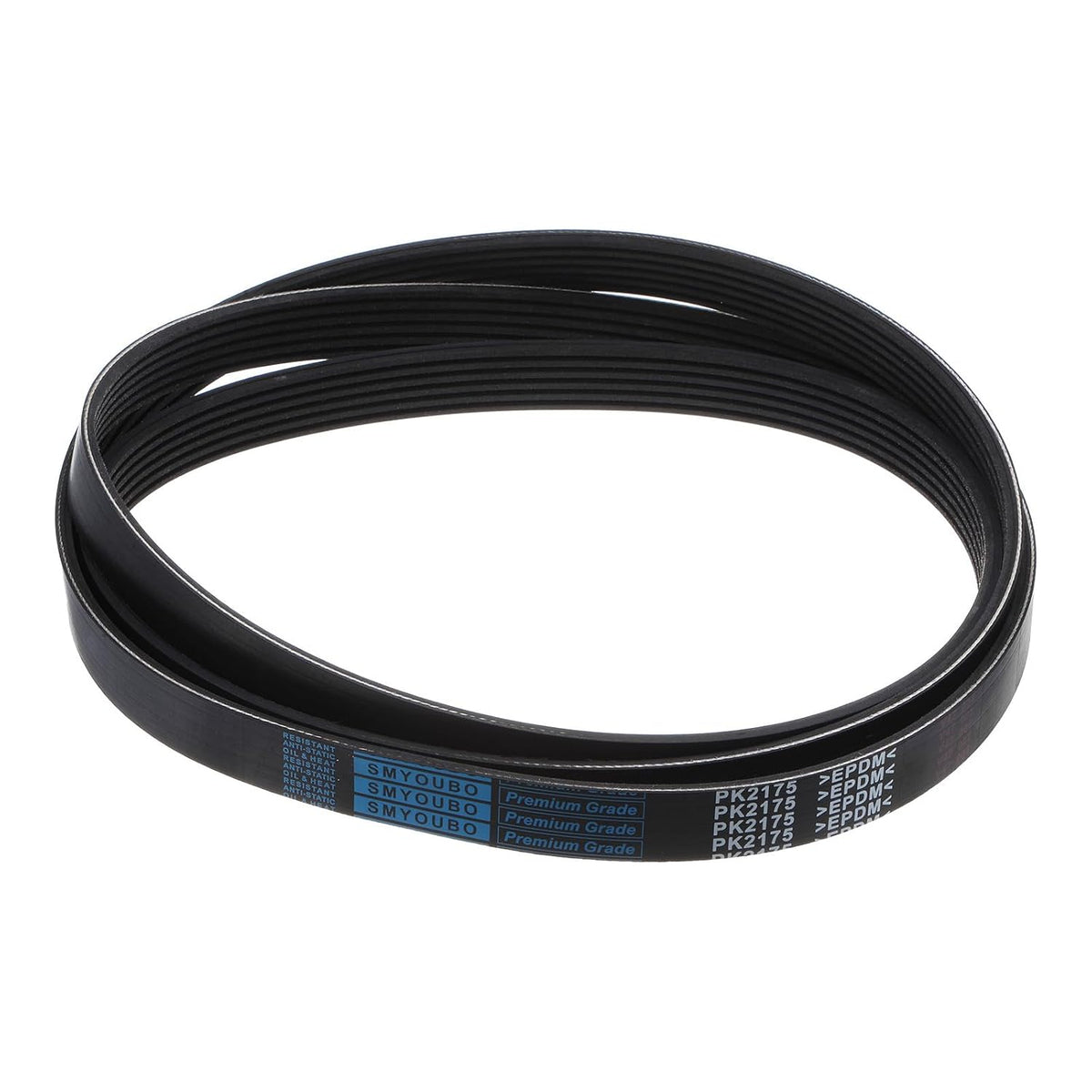 6K856/6PK2175 Serpentine Belt 5 Ribs 2175mm Length x 21mm Width x 5mm Thick, EPDM Poly V Belt, Micro V-Ribbed Belt for Vehicle