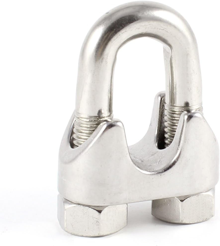 16mm 9/16" Wire Rope Clip Stainless Steel U Shaped Bolt Cable Clamp Fastener