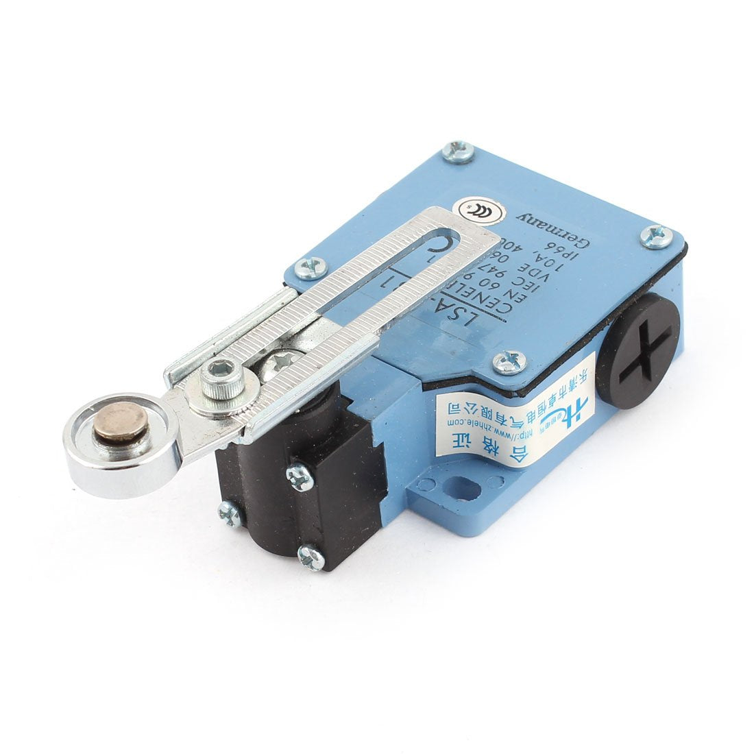 LSA-031 SPDT Momentary Rotary Roller Lever Limit Switch AC 400V 10A for CNC Mill 3D printer Door Switch