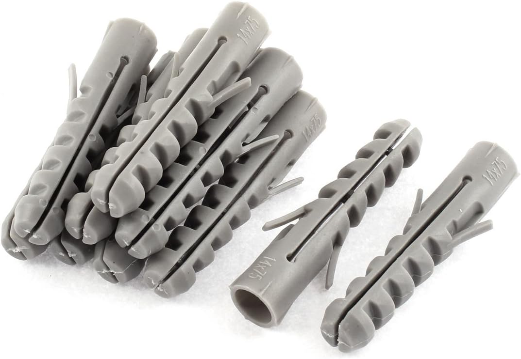 10Pcs 13mm X 71mm Lag Expand Tube Wall Screws Plastic Expansion Nails Connector Bolt