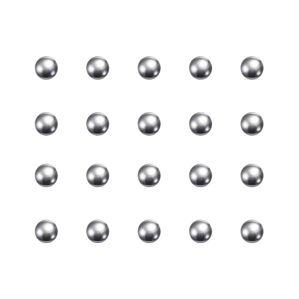 50pcs 5.5mm 304 Stainless Steel Bearing Balls G100 Precision