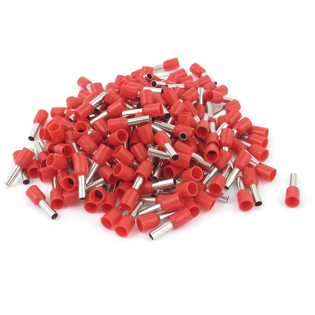 E4009 12AWG Insulated Ferrule Cord End Terminal Connector with 200 Piece, Red