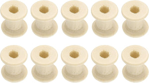 70Pcs Wooden Bobbins, 0.39" x 0.55"(WxH) Unfinished Wooden Spools Wire Weaving Bobbins Empty Thread Spools for Crafts, Wood Color