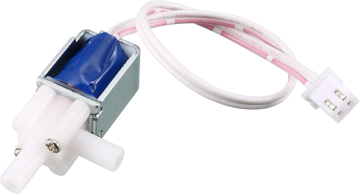 12V 1.6W Open Frame DC Water Solenoid Valve w Cables