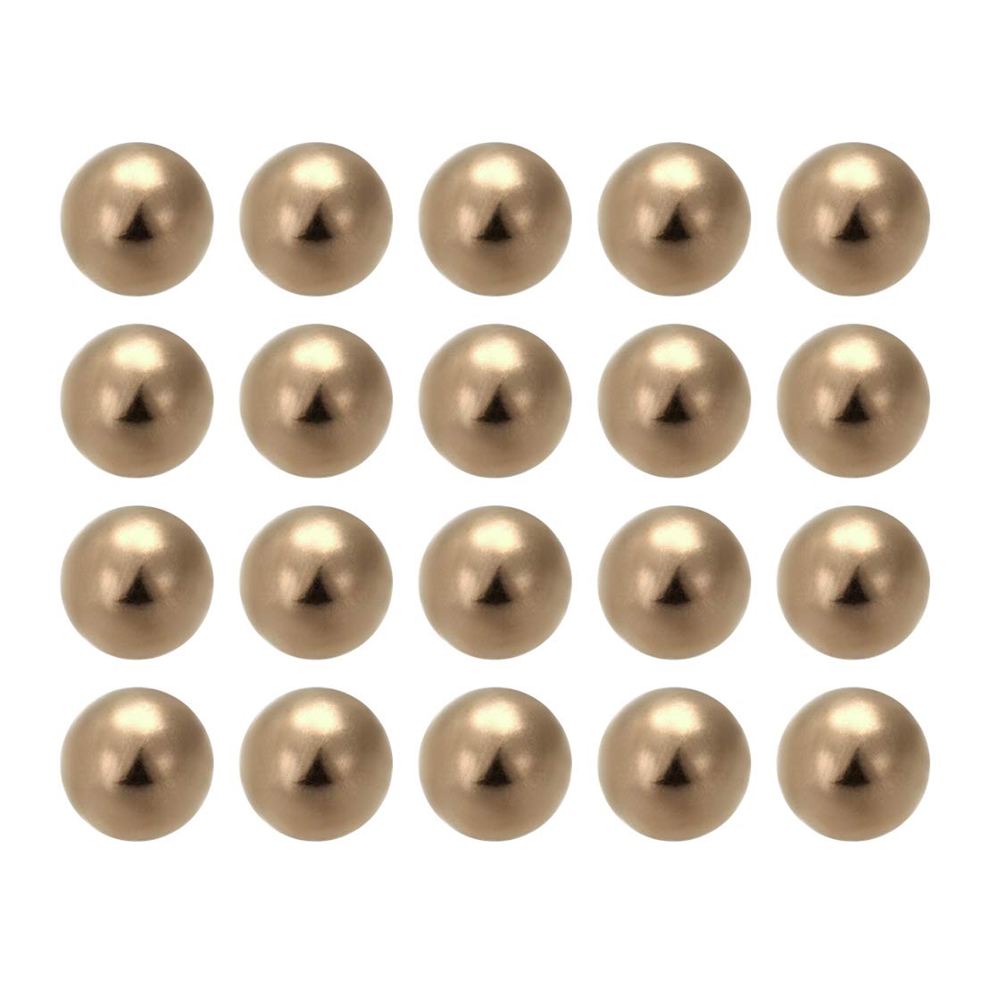 6mm Precision Solid Brass Bearing Balls 20pcs