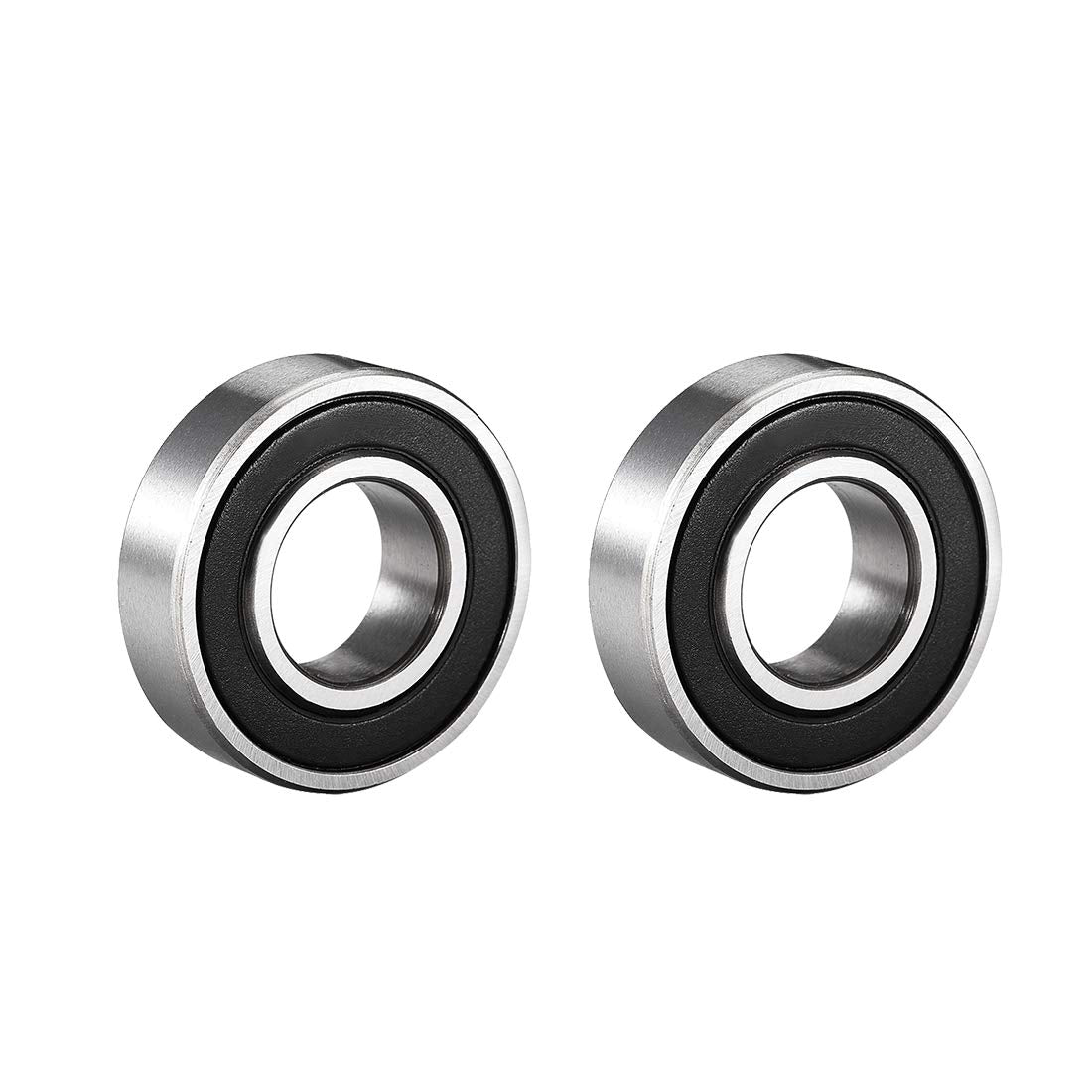6002-2RS Ball Bearing 15mm x 32mm x 9mm Double Sealed 180102 Deep Groove Bearings High Carbon Steel Z1 (Pack of 2)