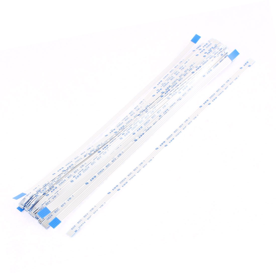 50 Pcs FFC FPC Ribbon Flat Cable, 200 mm Length, 4 Terminals, 1.0 mm Pitch