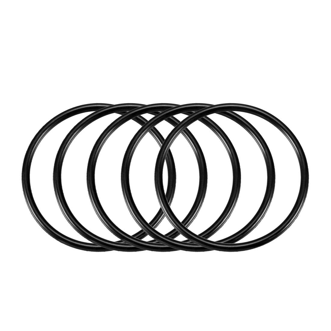 Nitrile Rubber O-Rings 66mm OD 59mm ID 3.5mm Width, Metric Sealing Gasket, Pack of 5