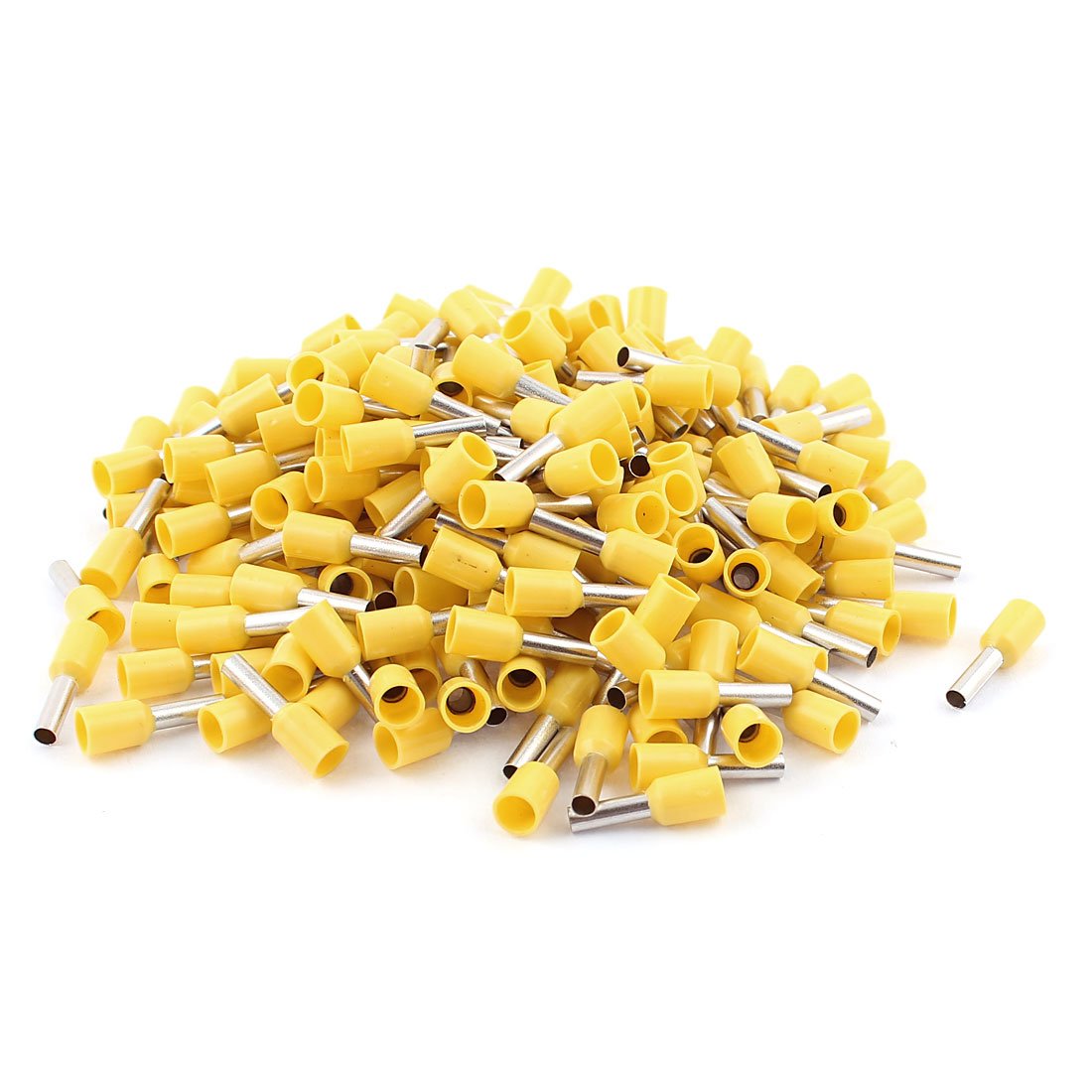 Wire Insulated Ferrule Pin Cord End Terminals AWG14 with 240 Piece, Yellow