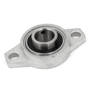 a15011600ux0123 FL004 Zinc Alloy 20mm Bore Self Aligning Pillow Block Bearing Flange, Aluminum