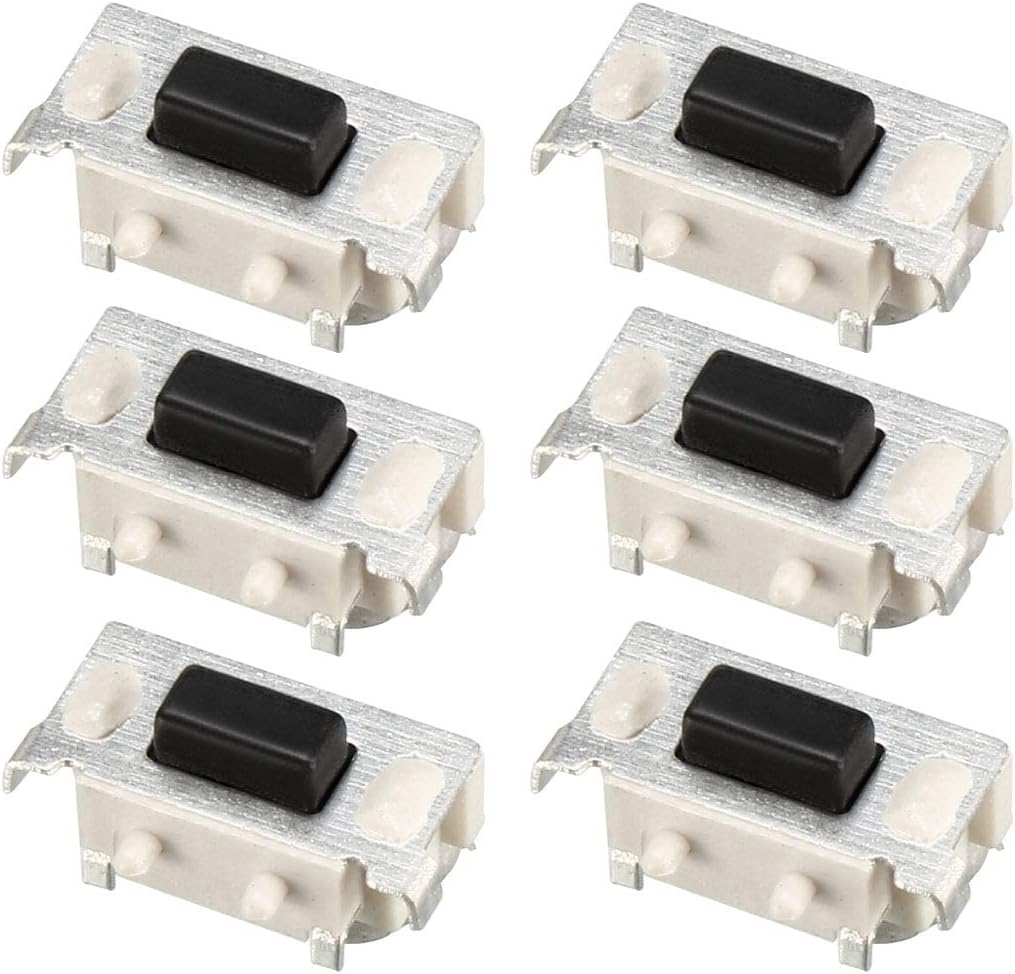 20 Pcs Momentary Tact Tactile Push Button Switch Surface Mounted Devices SMT PCB 2 Pin 3 x 6 x 3.5mm