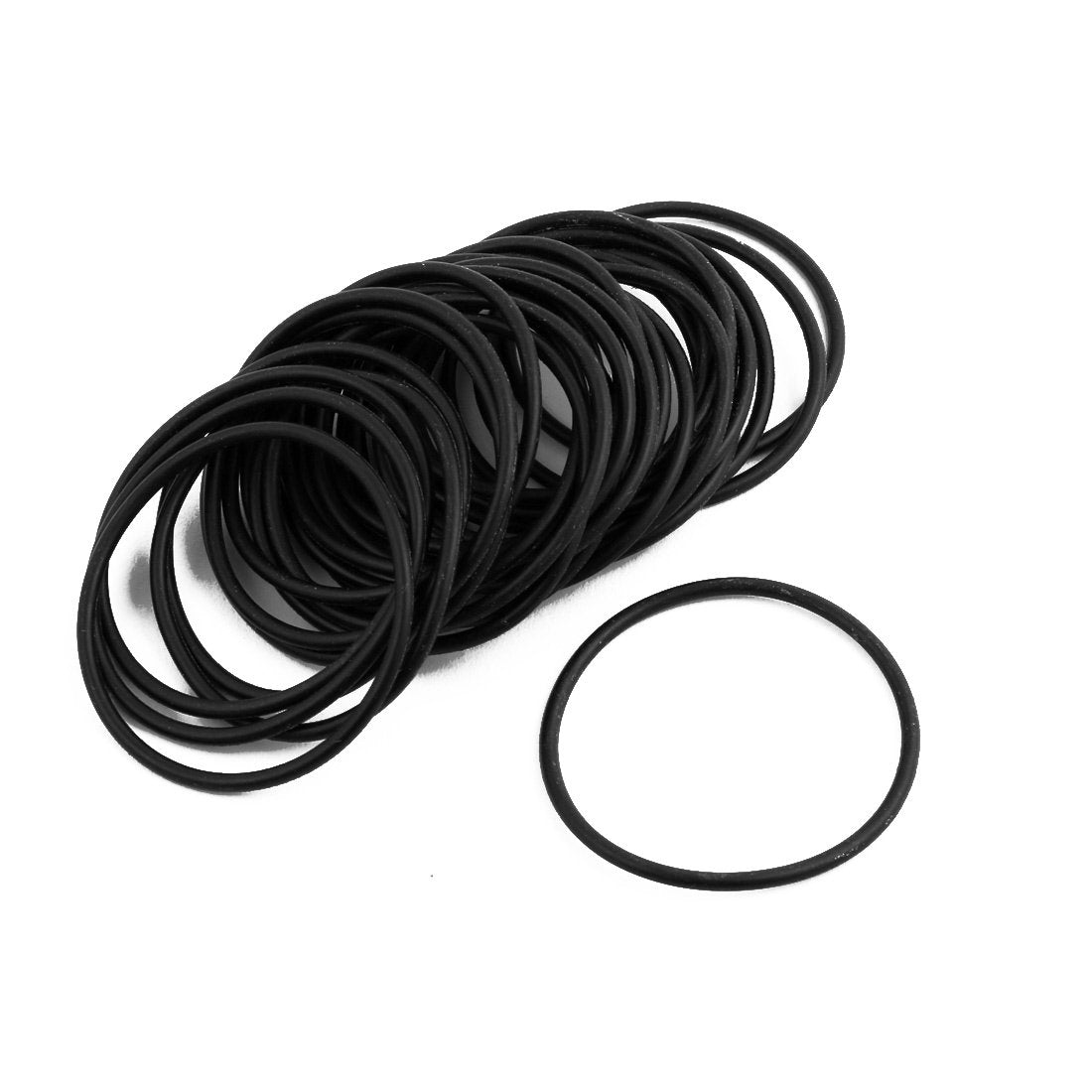 Nitrile Rubber O-Rings 40mm OD 36mm ID 2mm Width, Metric Nitrile Rubber Sealing Gasket, Pack of 30