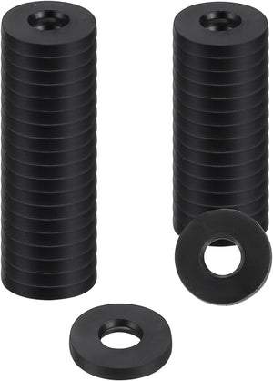 36Pcs Rubber Washers, 3/8 OD x 3/16 ID x 0.05" Thickness Flat Washers for Bolts Spacers, Shower Head, Plumbing, Hose Connecting