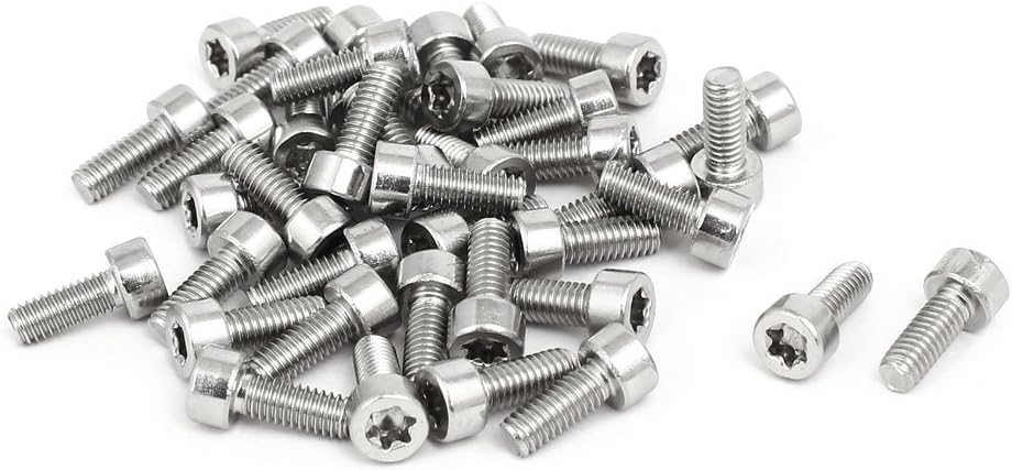M4x10m Thread T20 Torx Drive 304 Stainless Steel Torx Socket Cap Screw 40pcs