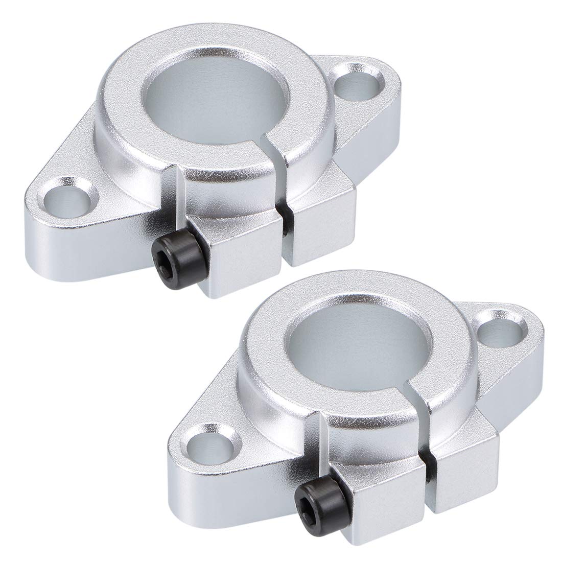 16mm Shaft Support SHF16 Flange Mount Linear Motion Slide Rail Guide Blocks for CNC 3D Printer (Pack of 2)