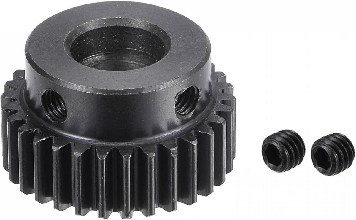 12.7mm Bore 30T Mod 1 Pinion Gear 15# Steel Spur Diff Differential Pinion Gear Motor Gear, for RC Car