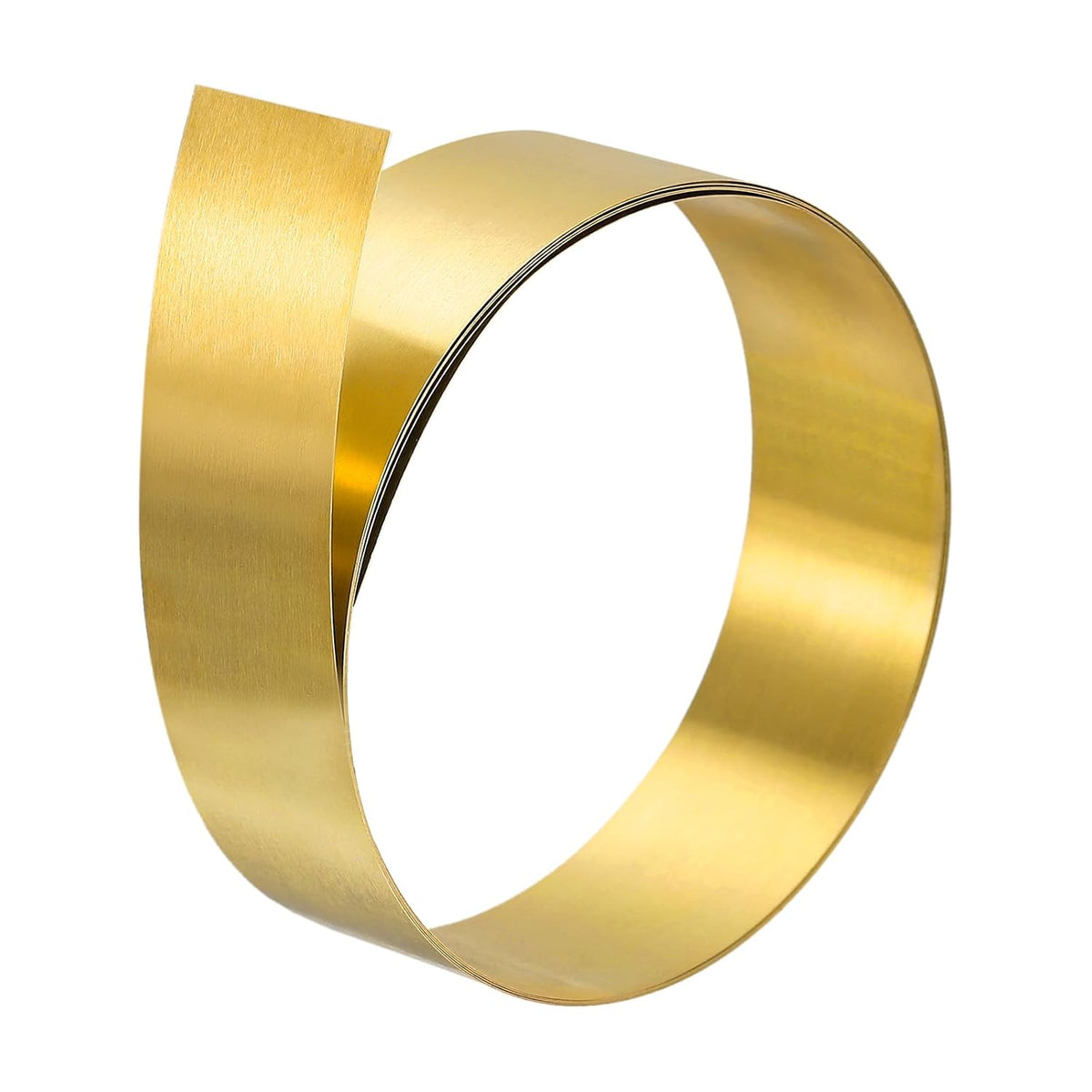Brass Sheet Roll, 1Pcs 40" x 0.8" x 0.006" H62 Metal Foil Plate for Crafts, Electrical Repairs, Industry