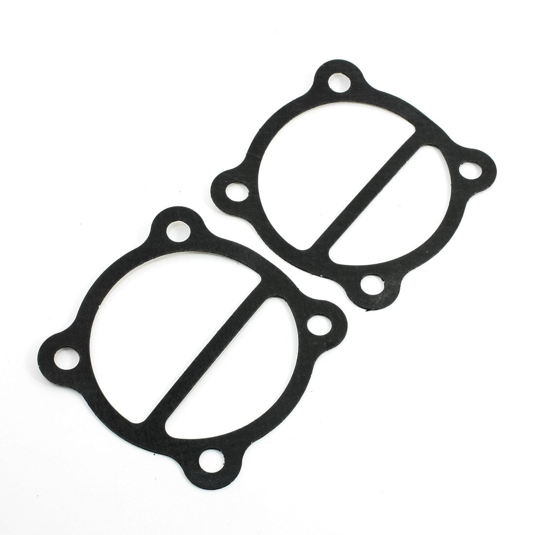 2 Pcs Air Compressor Cylinder Head Base Valve Sealing Gaskets Black