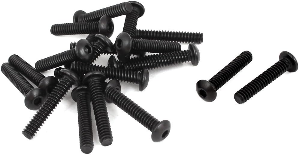 #6-32 x 3/4" UNC 10.9 Alloy Steel Hex Socket Button Head Screws 21 Pcs