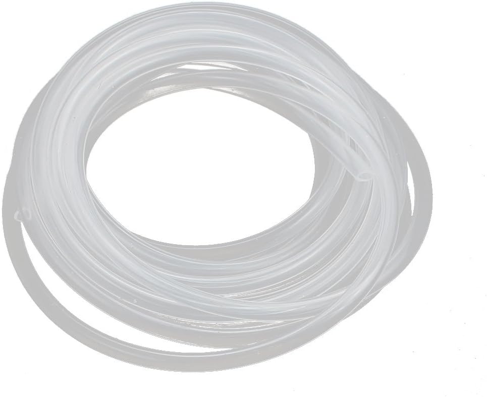 2mm x 3mm High Temp Resistant Flexible Clear Silicone Tube Hose Pipe 2M Length