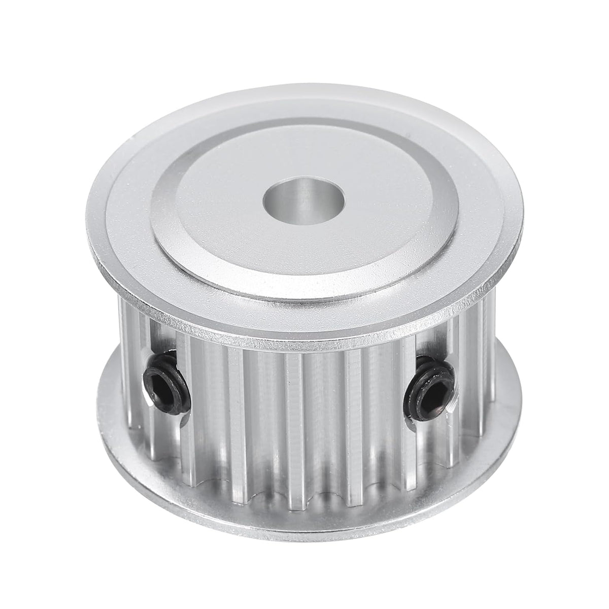 5M-20T-1/4B Timing Belt Pulley 1/4" Bore, 20 Teeth Aluminum Alloy Synchronous Wheel, Pitch 5mm Tooth for 15mm Width Belt