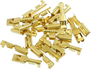 2.8 mm Connectors Female Spade Cable Wire Terminals, 20 Piece