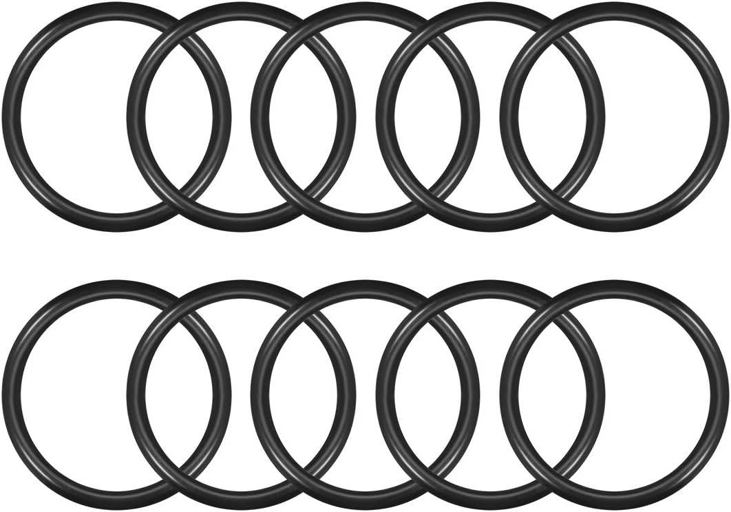 Nitrile Rubber O-Rings 50mm OD 42mm ID 4mm Width, Metric Sealing Gasket for Automotive Machine Plumbing, Pack of 10