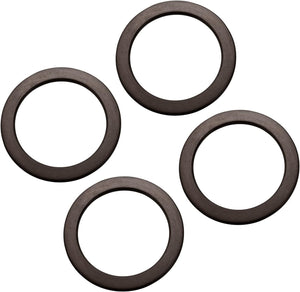 Wooden Purse Handles, 5" Dia 4Pcs Round Handbag Handle Replacement Accessories for Purse Making DIY Handmade Beach Bag Straw Bag, Brown