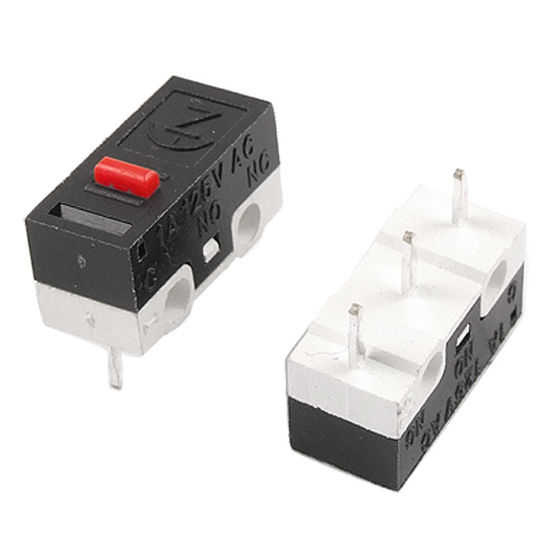 a11123000ux0377 AC 125V 1 Amp, 1NO 1NC SPDT Momentary Push Button Miniature Micro Switches 5 Piece