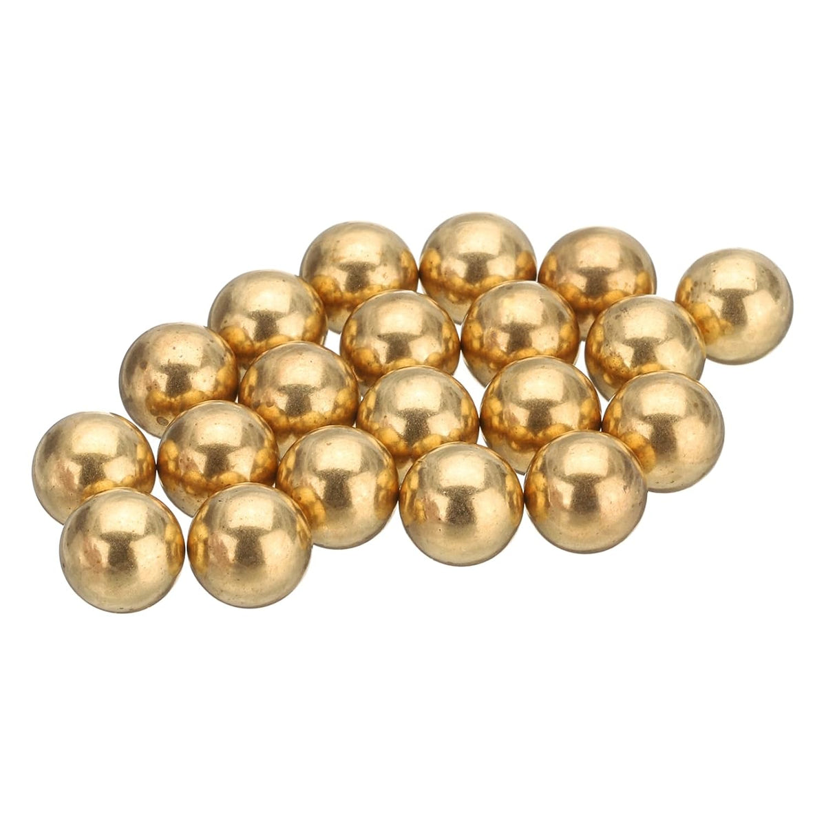 20 Pcs 8 mm Bearing Balls H62 Brass G100 Precision Balls for Industrial Spheres, Machinery, Automotive, and DIY