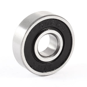 8mm x 22mm x 7mm Sealing Rubber Deep Groove Radial Ball Bearing 608RS